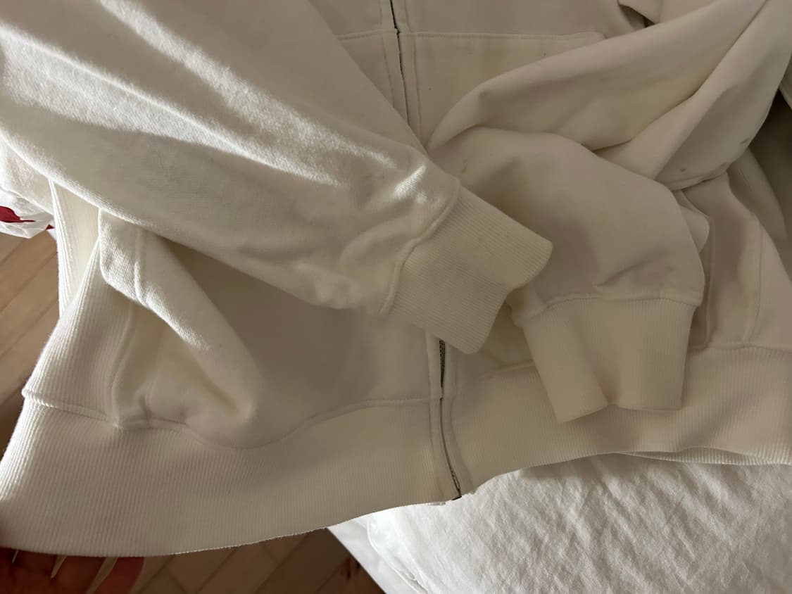 노앙 론리러블리 후드집업 네이비x화이트 상품이미지2