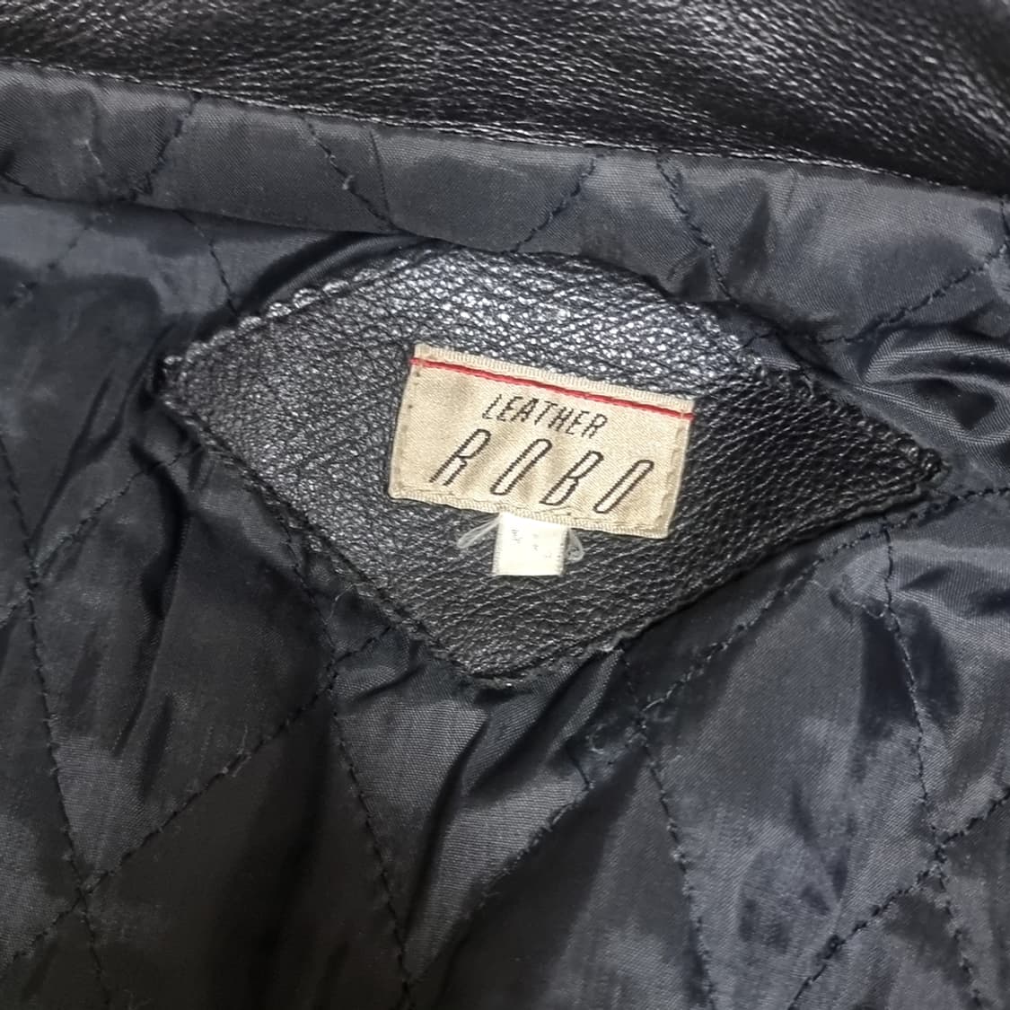 로보사 80-90s 블랙 소가죽 스포츠자켓 점퍼(100-105) 상품이미지3