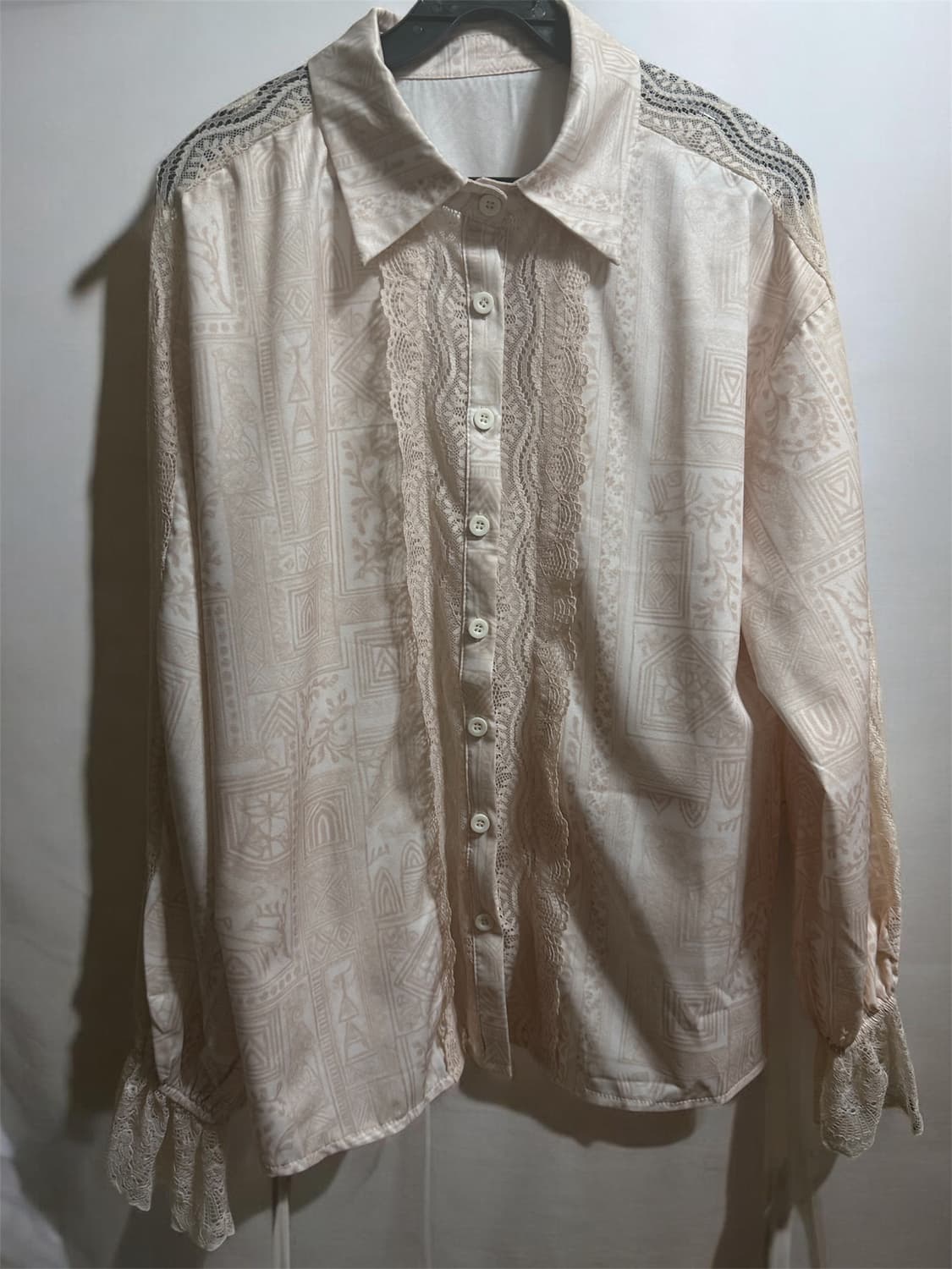 빈티지 레이스 셔츠  상품이미지1