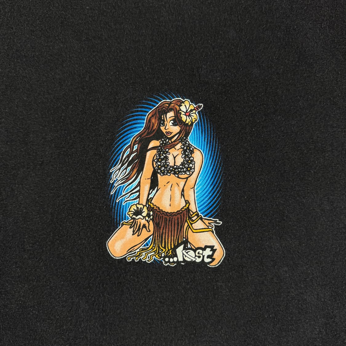 빈티지 2000s Lost Enterprises Hula Girl 티셔츠 상품이미지5