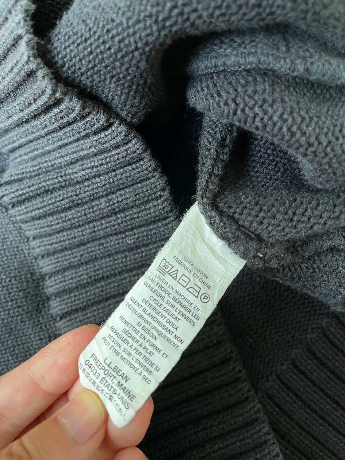 L.L.Bean knit zip 상품이미지5