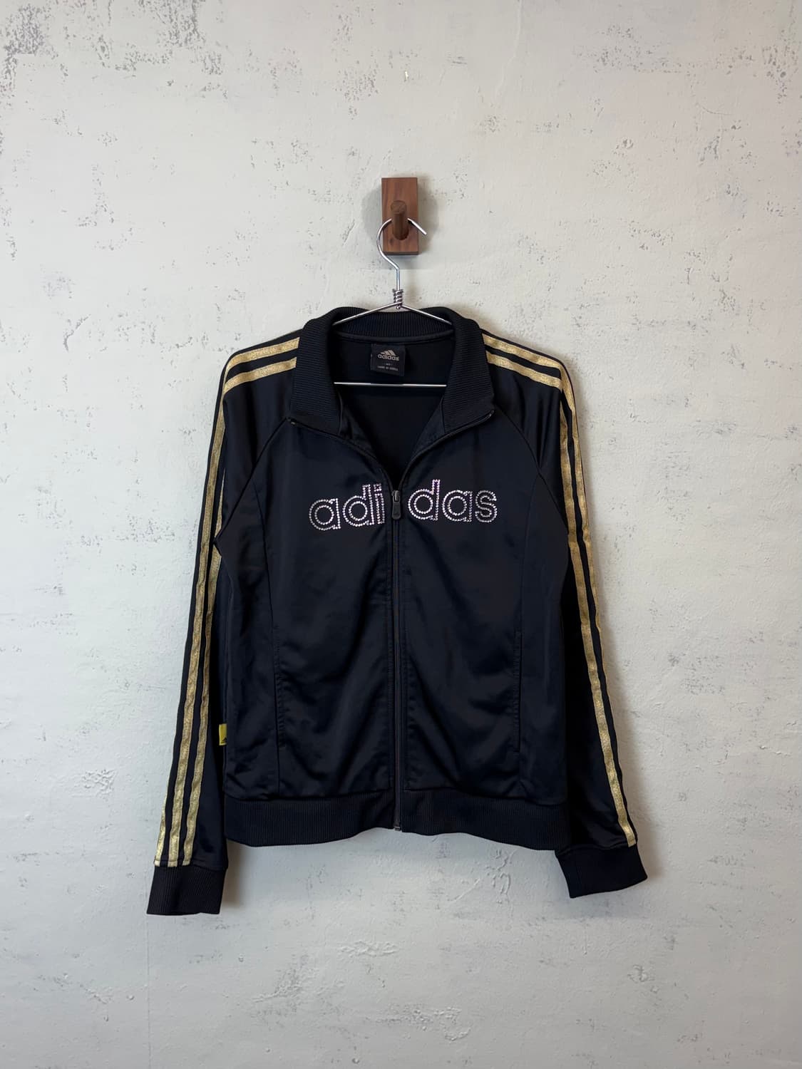 아디다스 빈티지 검금 큐빅 트랙탑 져지 상품이미지1