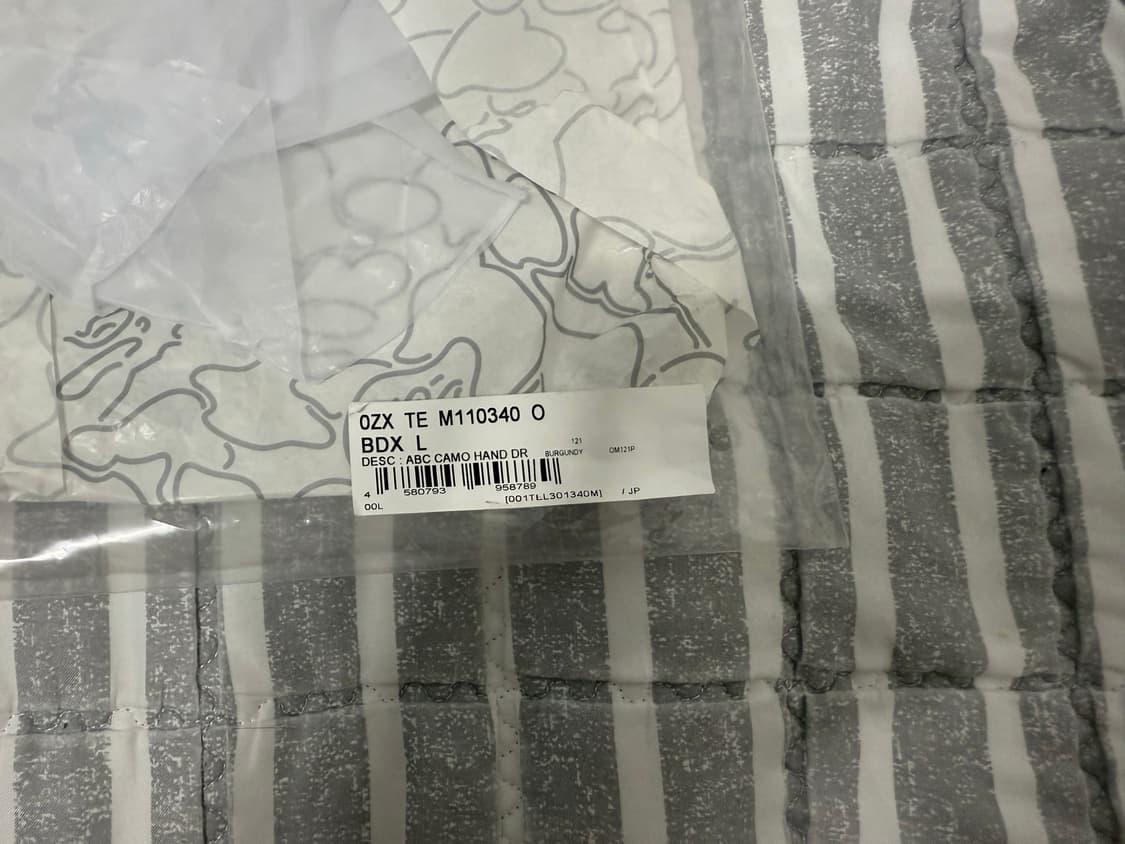 베이프 카모 티셔츠 버건디 상품이미지3