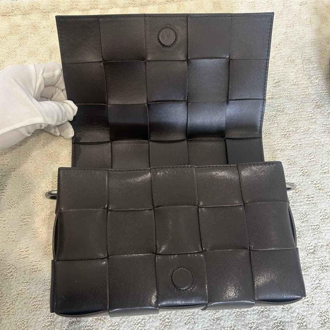 [중고/정품] 인트레치아토 위빙 카세트백 상품이미지4