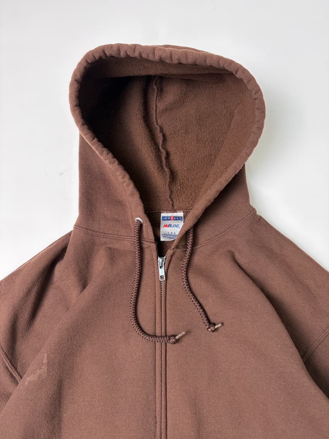 00s Jezees Zip Up Hoodie (brown) 상품이미지5