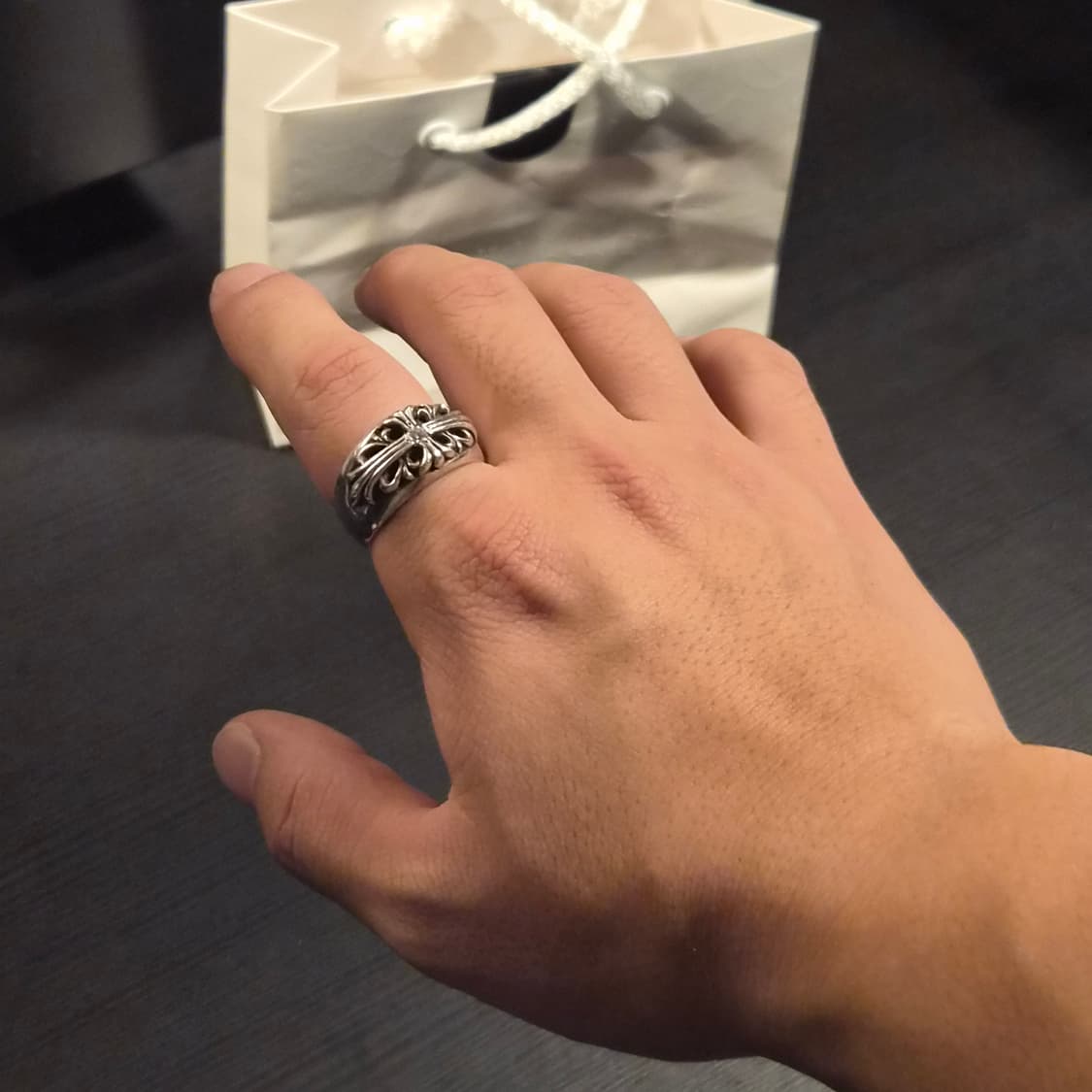 크롬하츠 플로랄 크로스 링 다이아 1P (Chrome Hearts Flo 상품이미지5