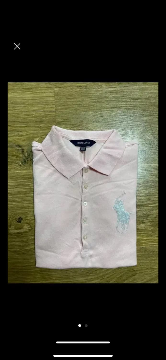 희귀) 베이비핑크 빅포니 폴로 티셔츠 상품이미지1