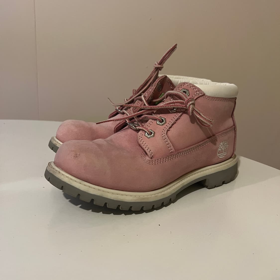 팀버랜드 넬리 추카 부츠 핑크 상품이미지1