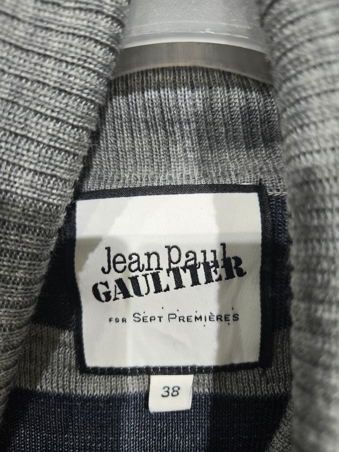 장 폴 고티에 회색 터틀넥 니트 롱 원피스 상품이미지5