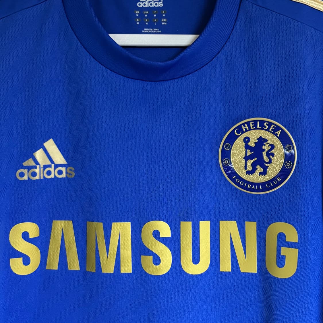 12-13 첼시 홈 유로파 아자르 유니폼 상품이미지3