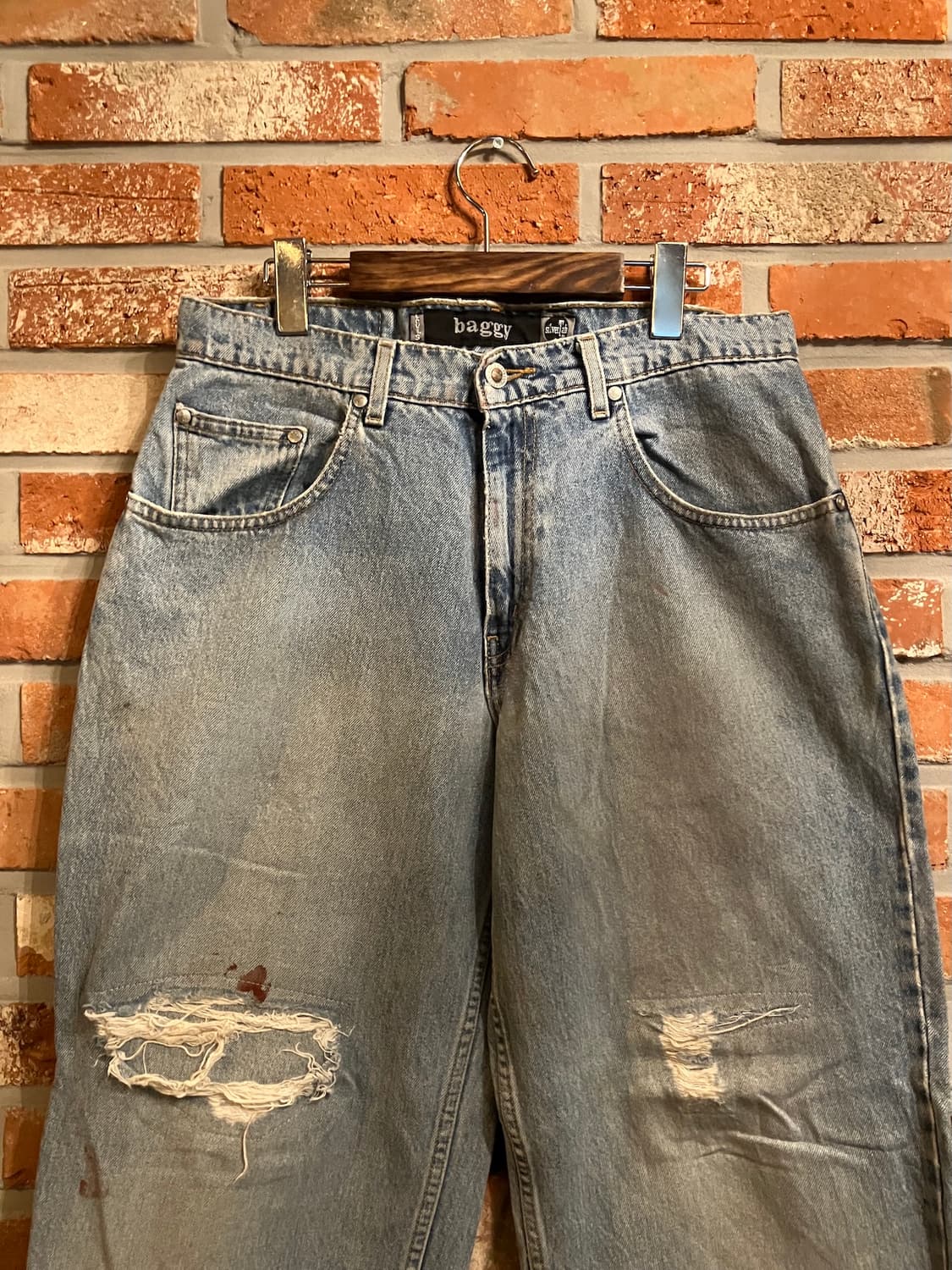 90s 빈티지 리바이스 실버탭 baggy 배기핏 데님 팬츠 상품이미지3