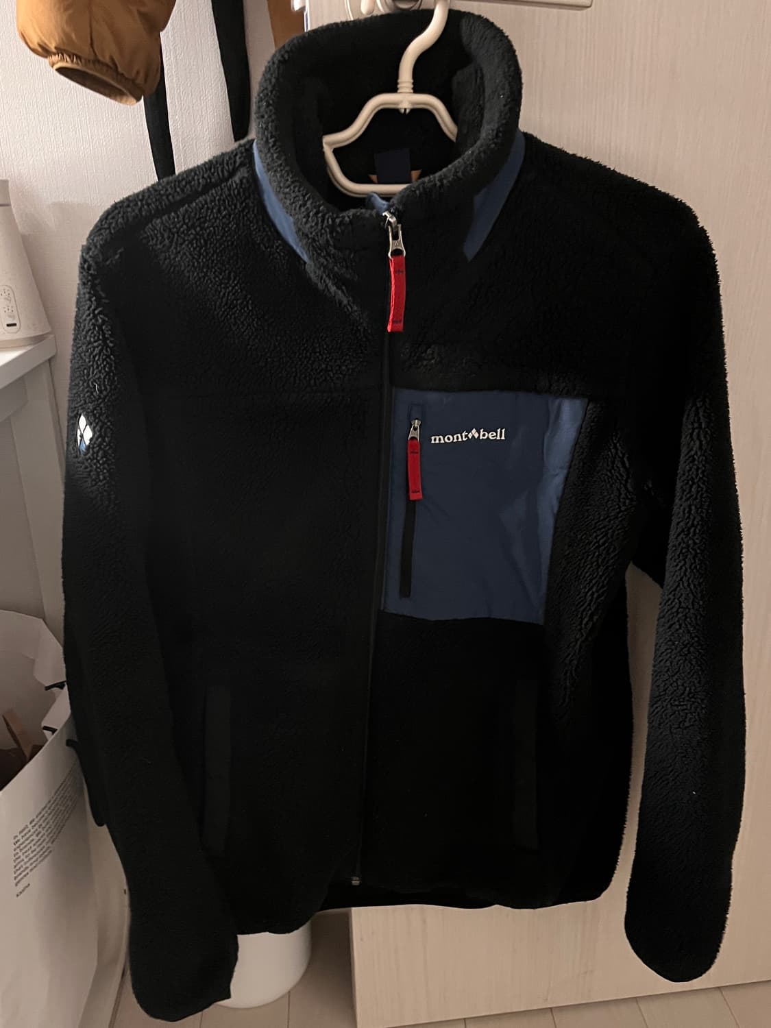 Montbell 양털 후리스 블랙 S 상품이미지1