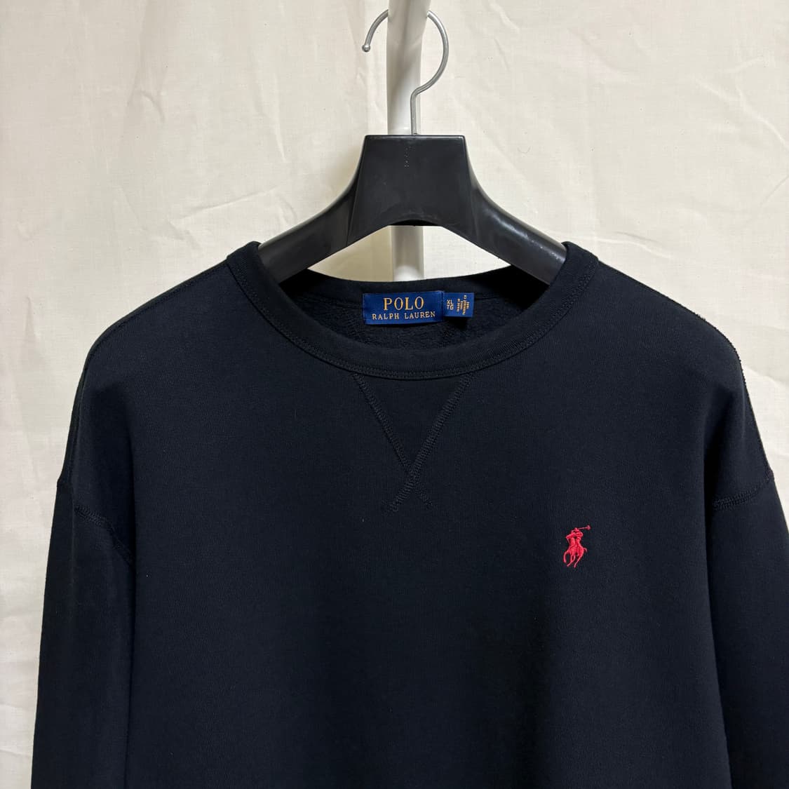 폴로 랄프로렌 기모 스웻셔츠 맨투맨 / 블랙, XL 상품이미지2