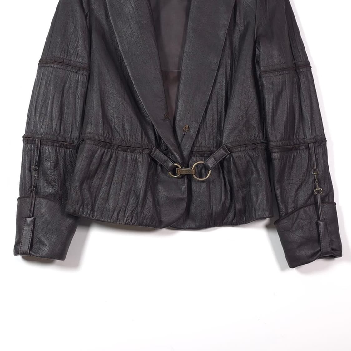 BEDNI 이태리 천연 양가죽 숏 자켓 55 상품이미지4