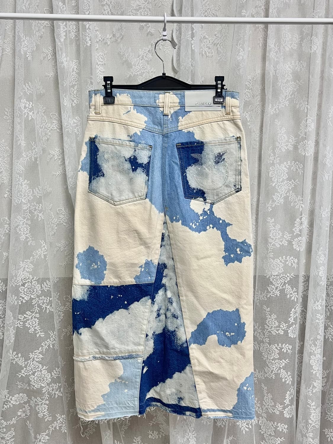 S-M) 핀코 핑코 PINKO 데님 스커트 상품이미지2