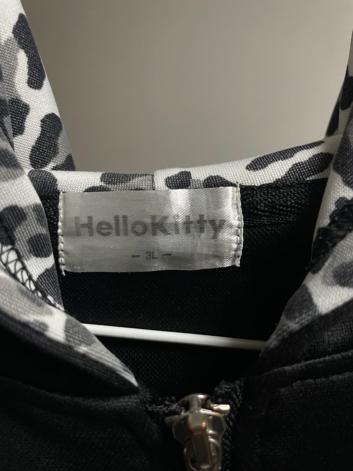 헬로키티 갸루 호피 후드집업 상품이미지3