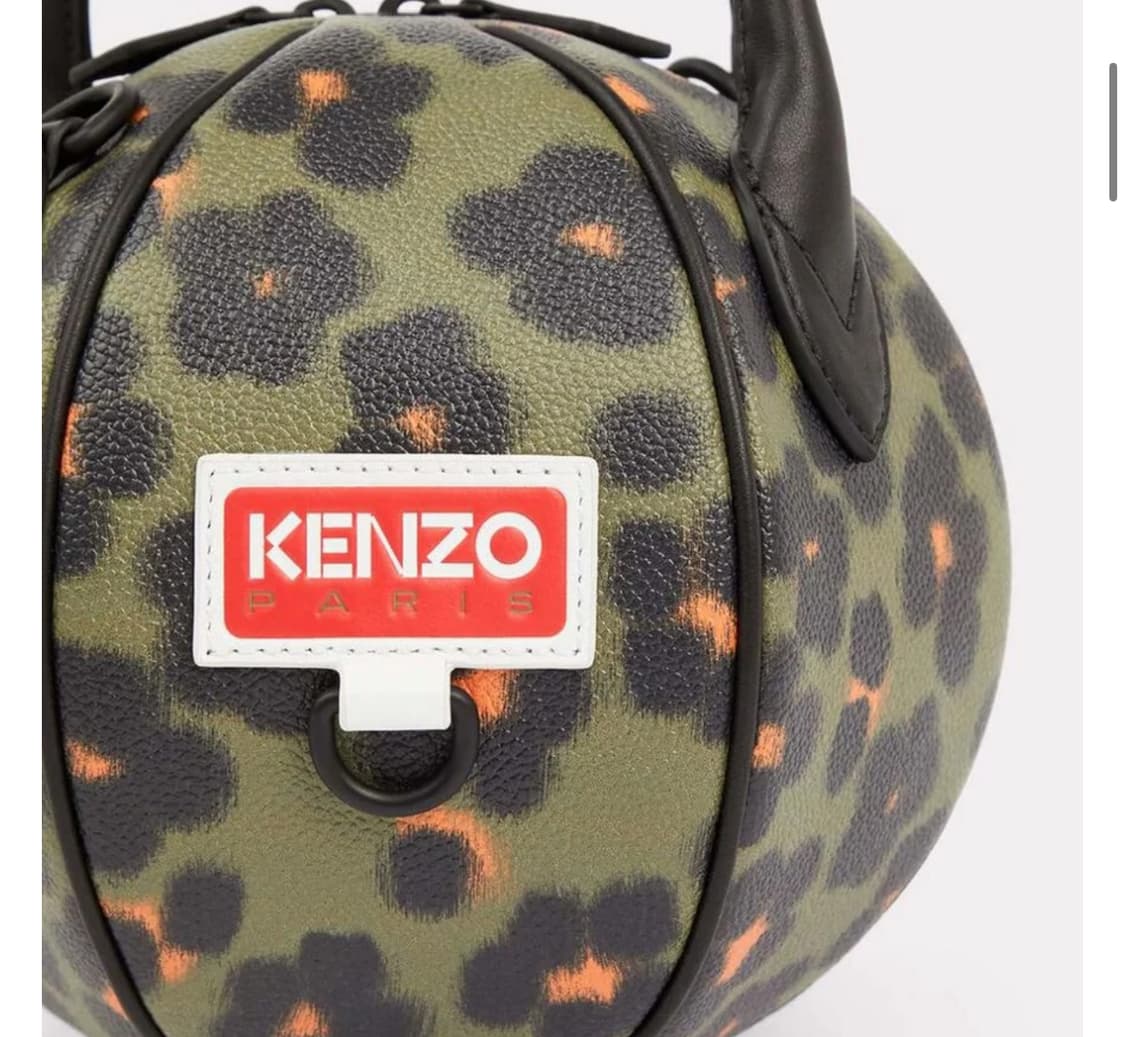 정품 겐조 레오파드 비치볼 핸드백 상품이미지2