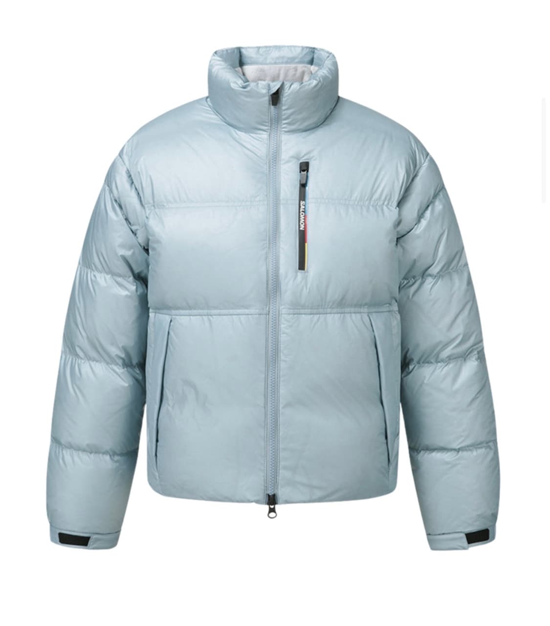 살로몬 패딩 컨투어 크롭 다운 자켓 라이트 블루 상품이미지1