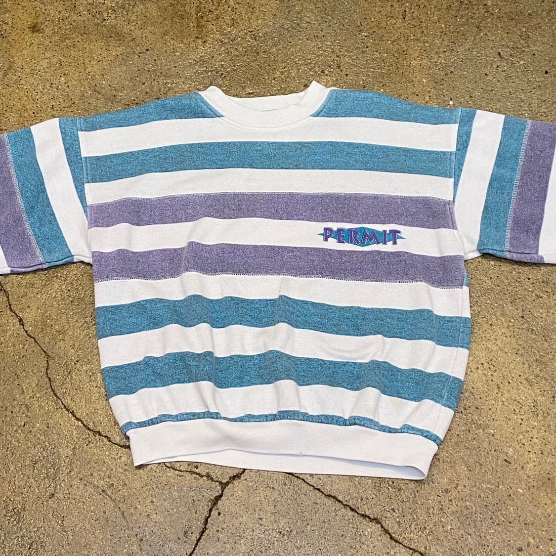 USA 미국 빈티지 PERMIT 맨투맨 상품이미지2