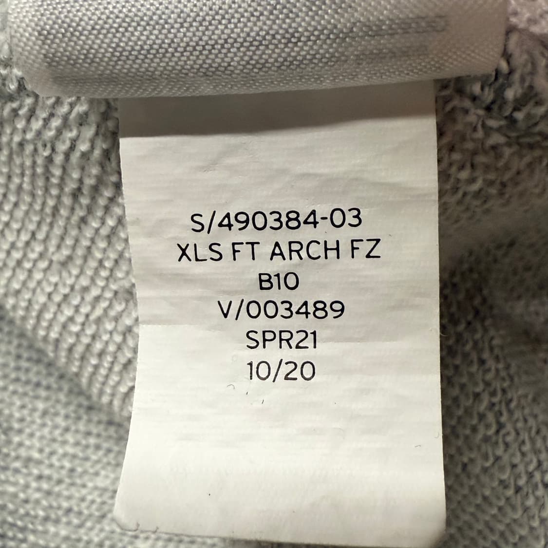 갭 그레이 로고 후드집업 상품이미지7