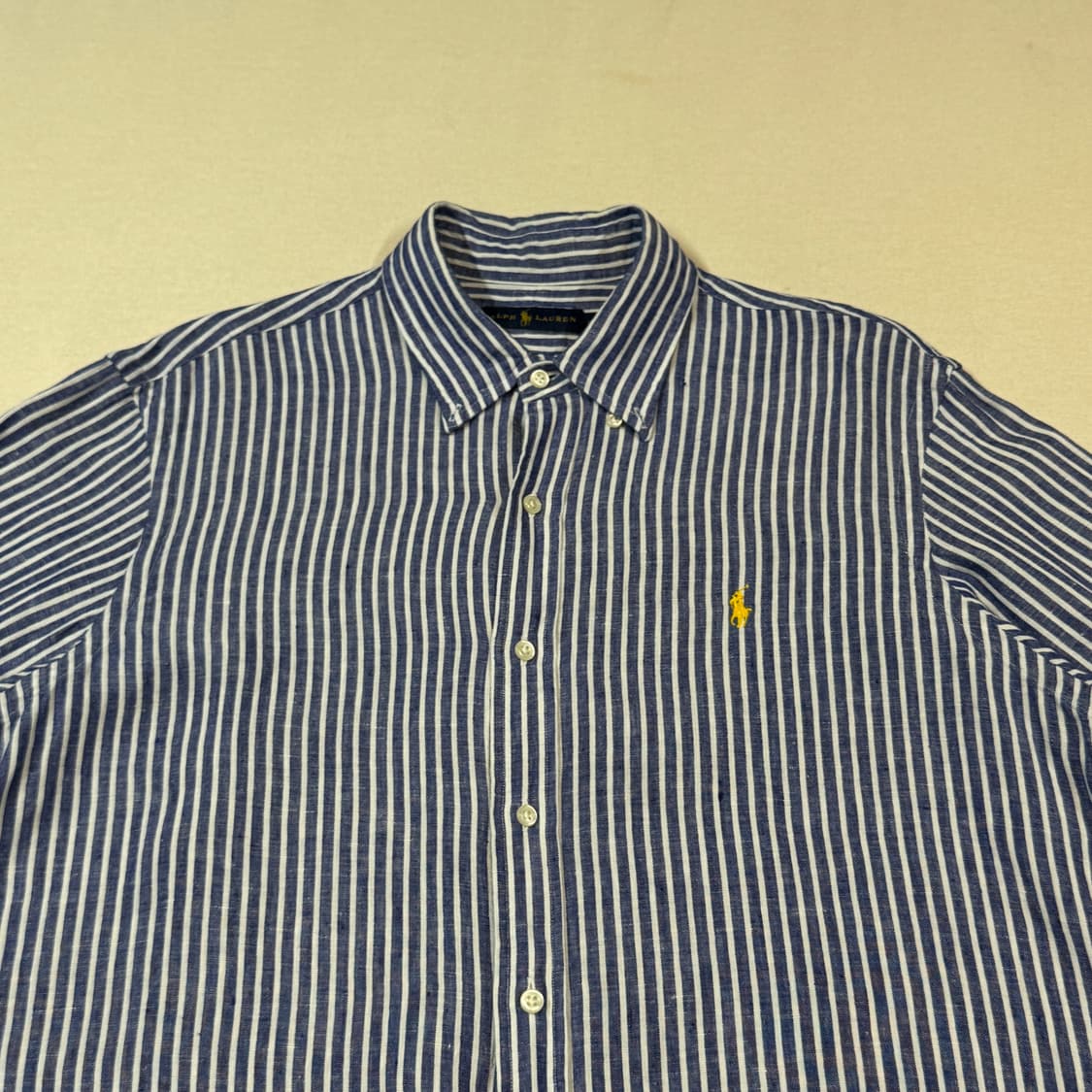 L) 폴로 랄프로렌 클래식핏 스트라이프 린넨 셔츠 상품이미지3
