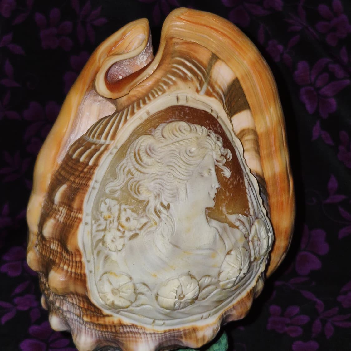 40s 이탈리아 엔틱 오리지널 조개 카메오 램프 상품이미지9