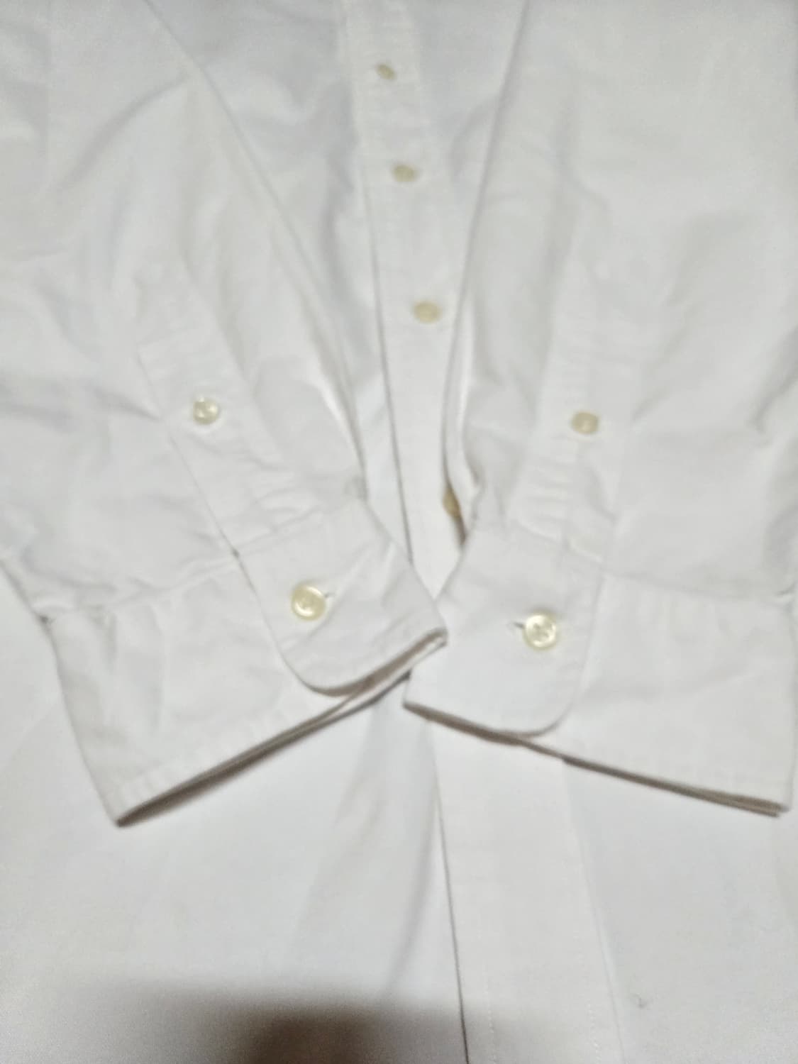 폴로 랄프로렌 오버핏 화이트 옥스포드 셔츠 상품이미지5