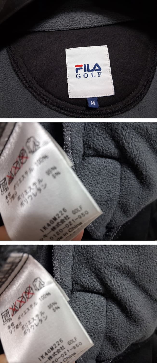 일본수입 FILA GOLF휠라골프 기모져지집업점퍼 미착용제품 95M
 상품이미지8