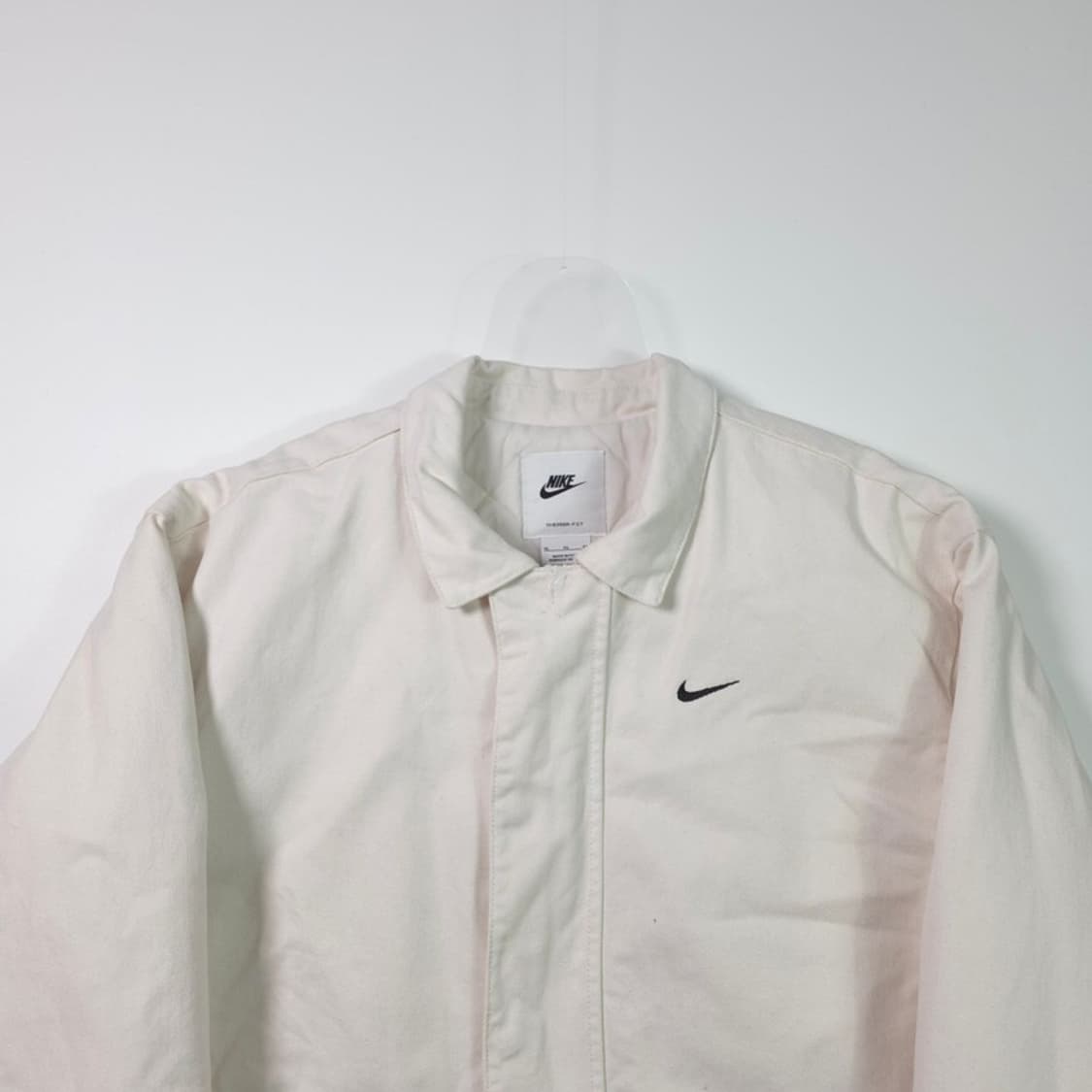 나이키 써마핏 캔버스 워크자켓 초어코트 크림 XL 상품이미지3