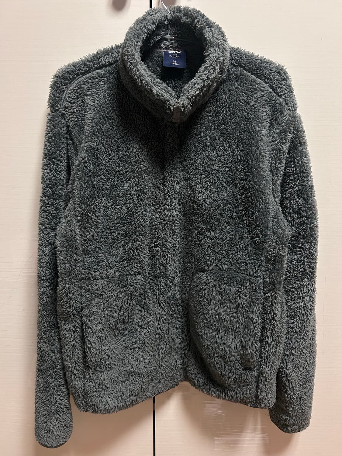 스파오 뽀글이 플리스 자켓 M 상품이미지1