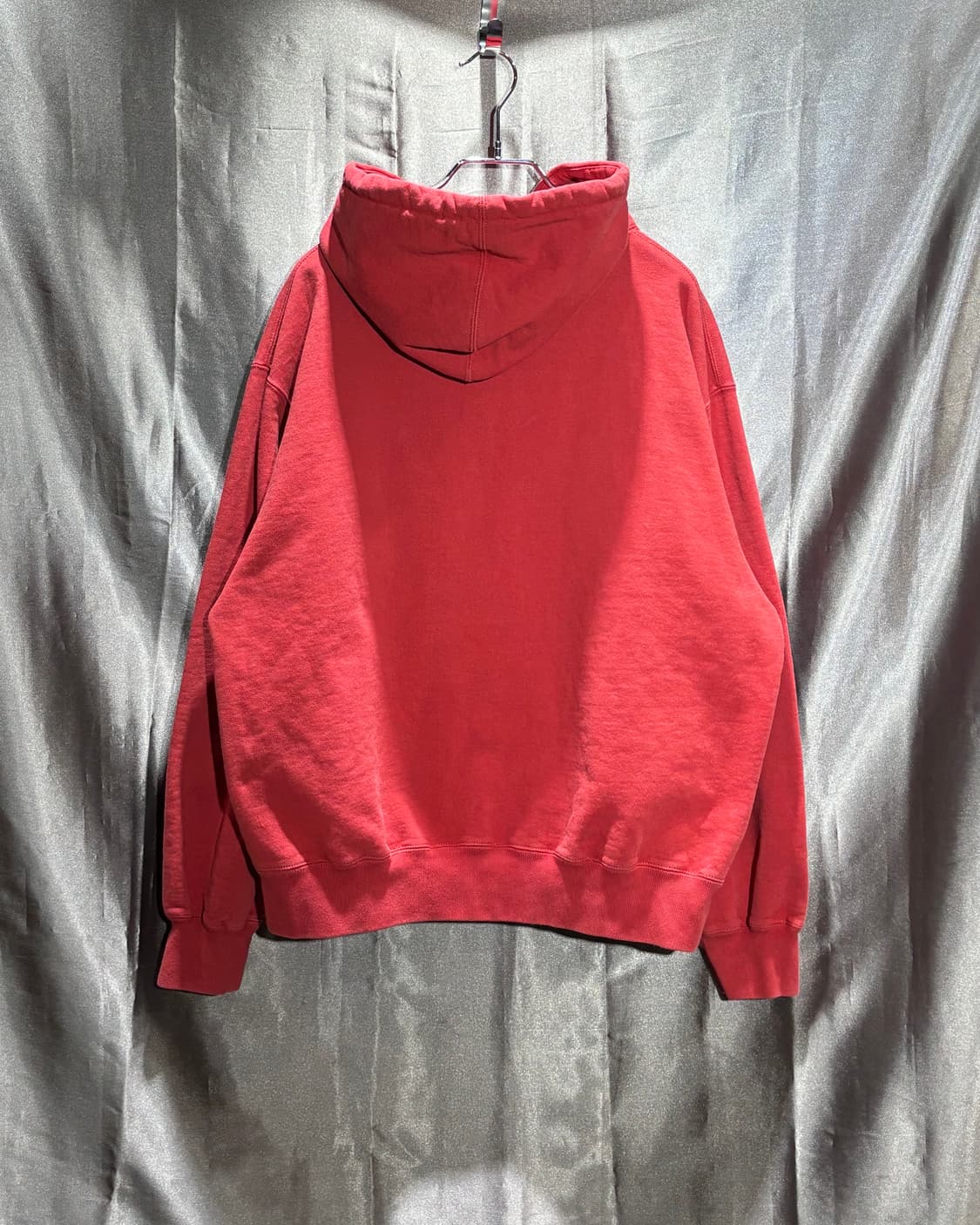 S SUPREME 슈프림 컬러 스펠링 패치 워싱 레드 후드티 상품이미지4