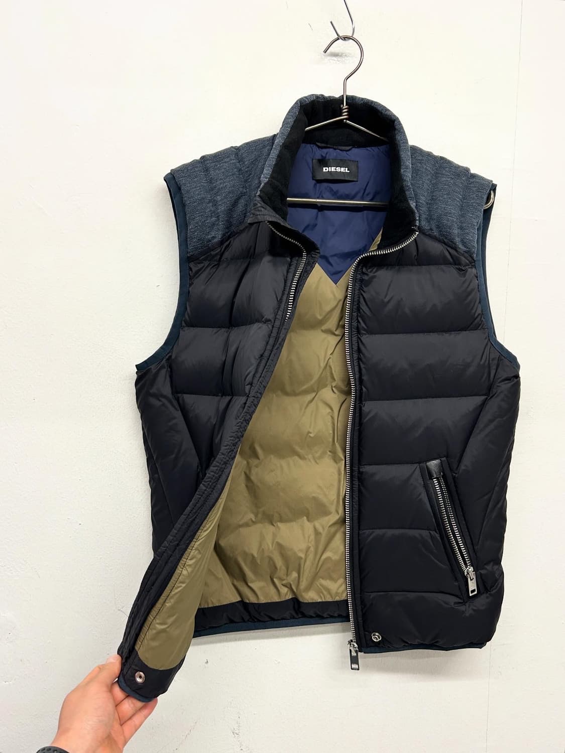 디젤 데님 패딩 조끼 상품이미지2