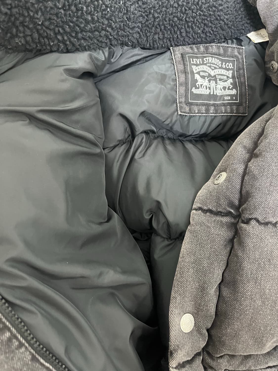 리바이스 웨스턴 슈퍼 푸퍼 다운자켓 S 사이즈 상품이미지6
