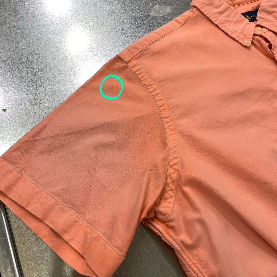 (L) POLO 폴로 랄프로렌 솔리드 반팔 셔츠 상품이미지9