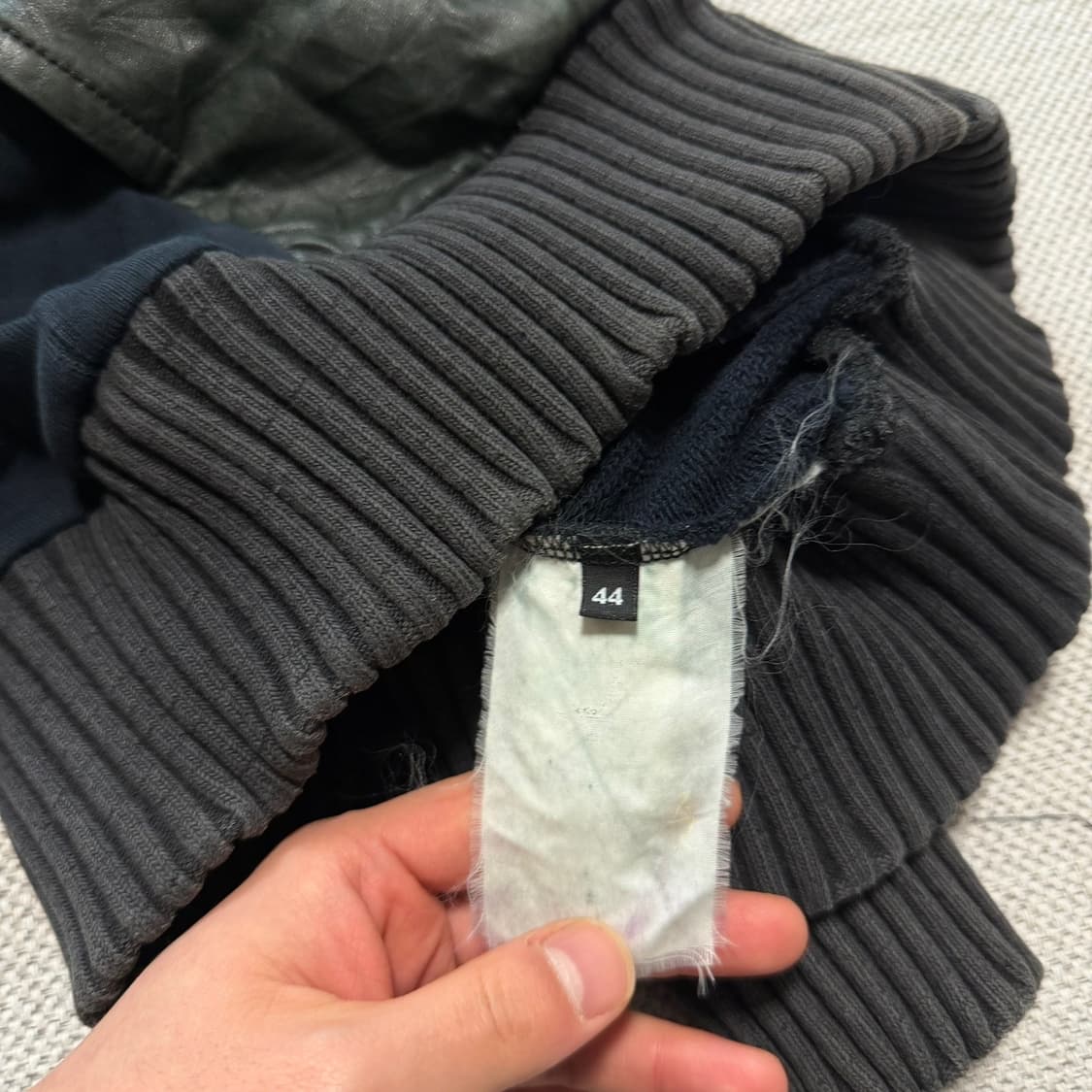 돌체앤가바나 가죽 니트 집업 자켓 상품이미지6