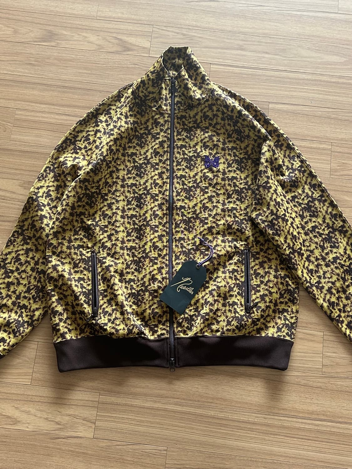 니들스 호피집업 상품이미지1