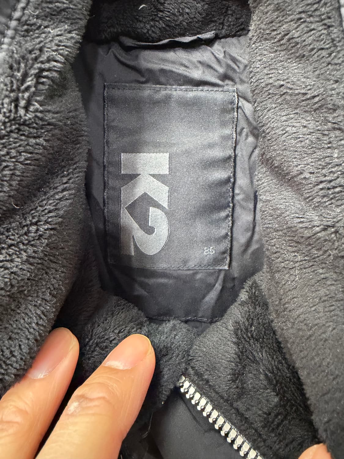 정품) K2 여성 블랙 오버핏 구스 롱패딩 85 상품이미지7