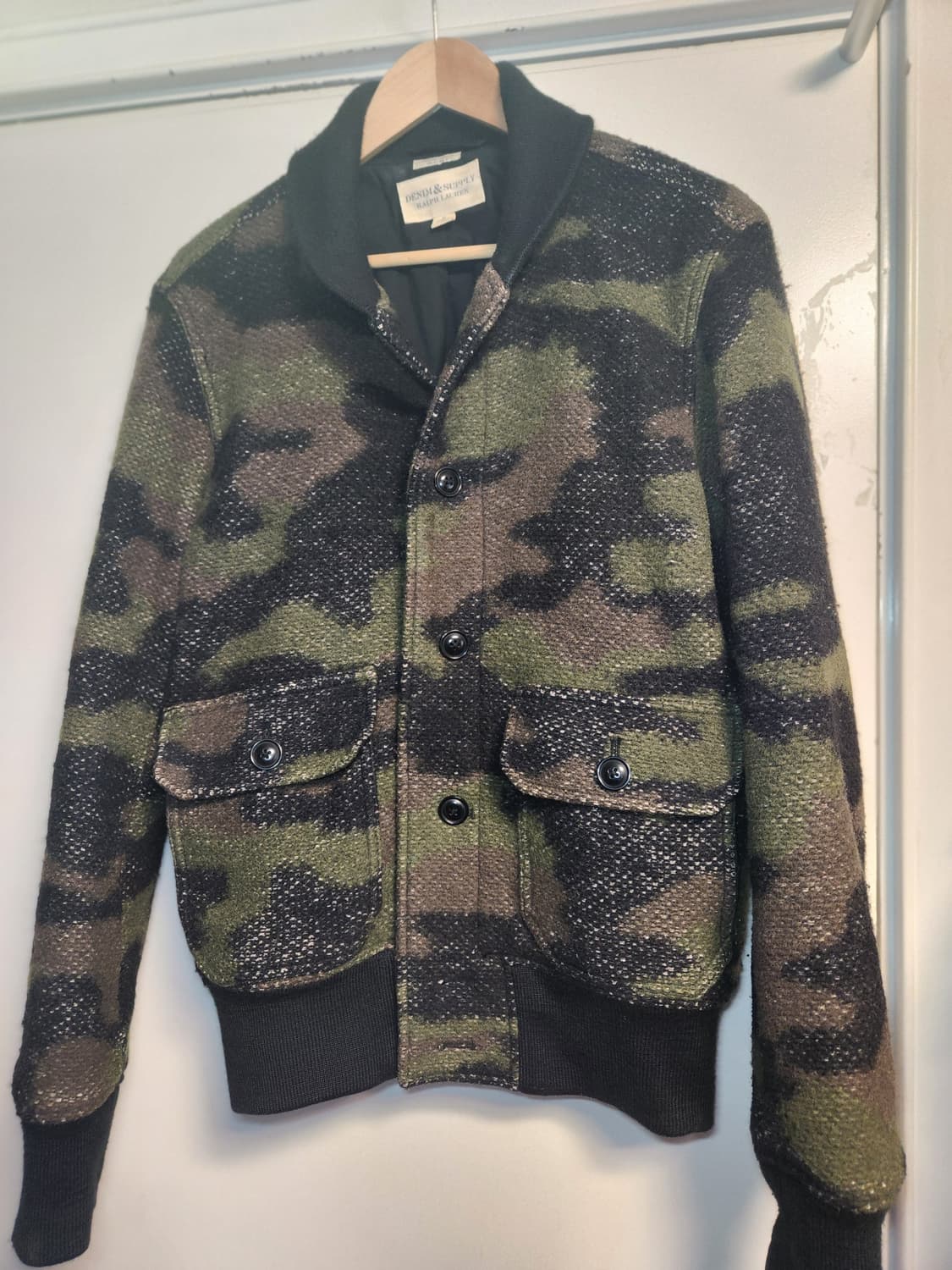 랄프로렌 데님앤서플라이 울 카모 보머 자켓 M 상품이미지1