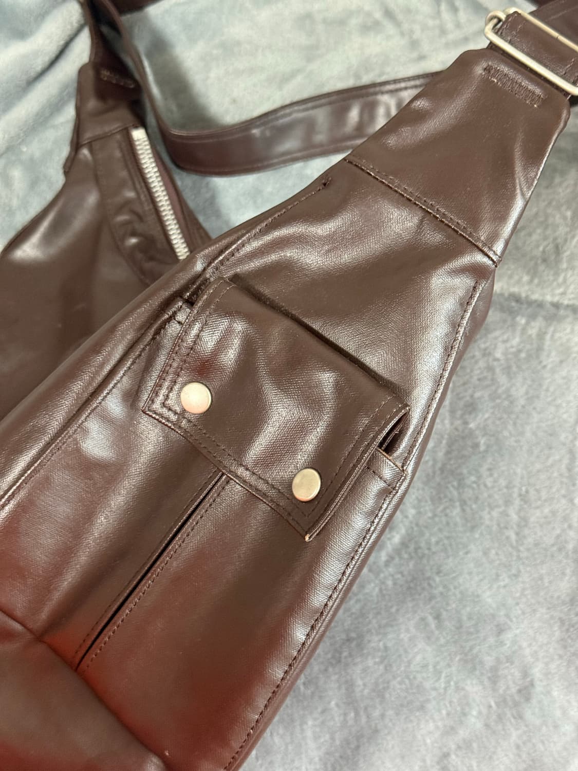 포터 프리스타일 숄더백 브라운 상품이미지4