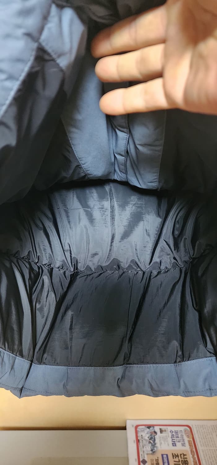 뉴발란스 남성 액티브 숏 구스 패딩 블랙xl 상태굿 상품이미지5