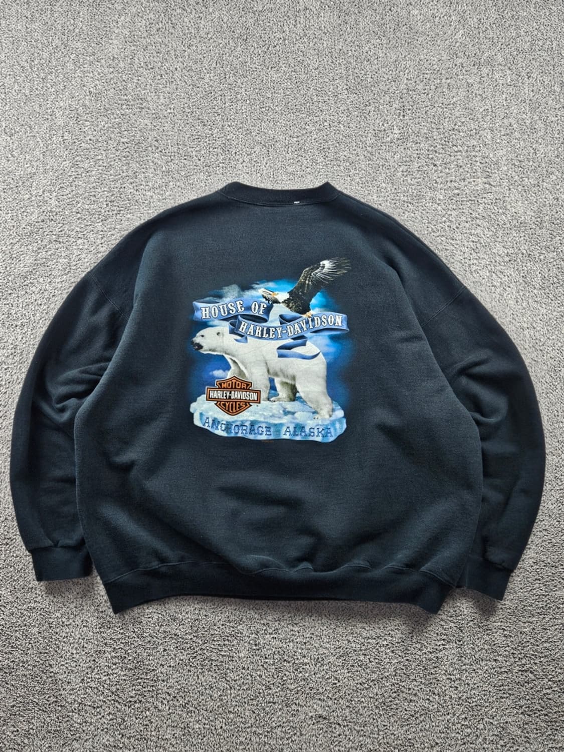 할리데이비슨 알래스카 프론티어 맨투맨 스웻 셔츠 ( 2XL )/10950 상품이미지5