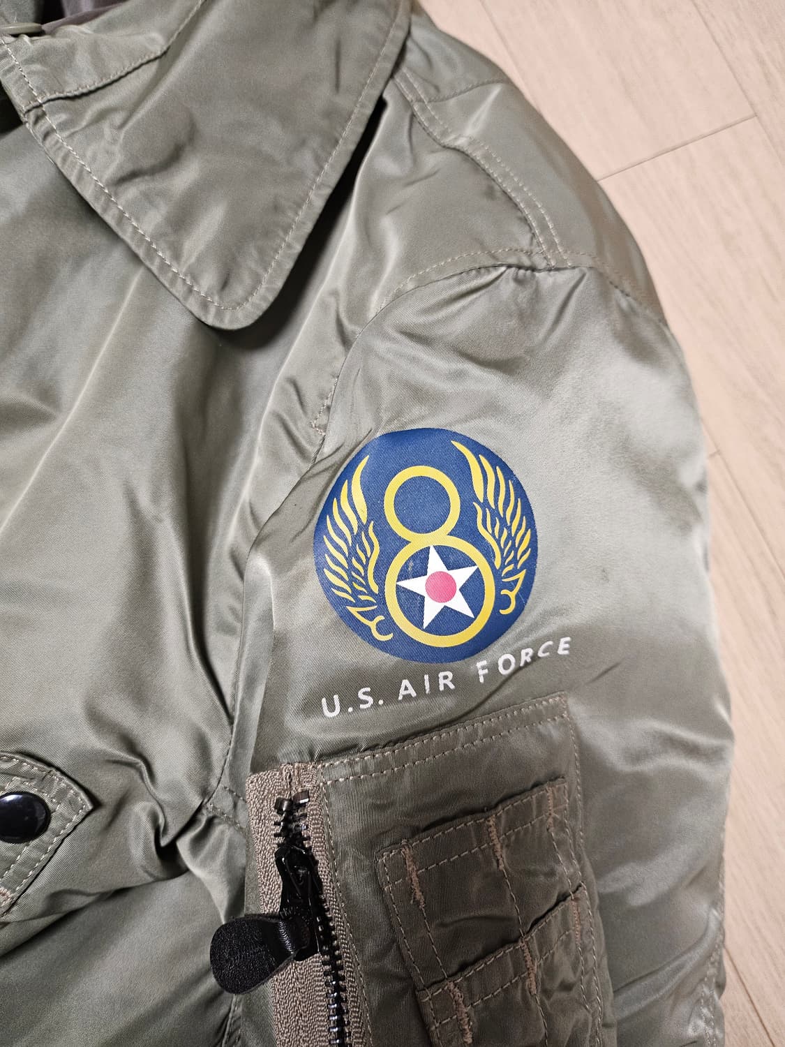 미 공군 플라이트 ma-1 자켓 상품이미지4