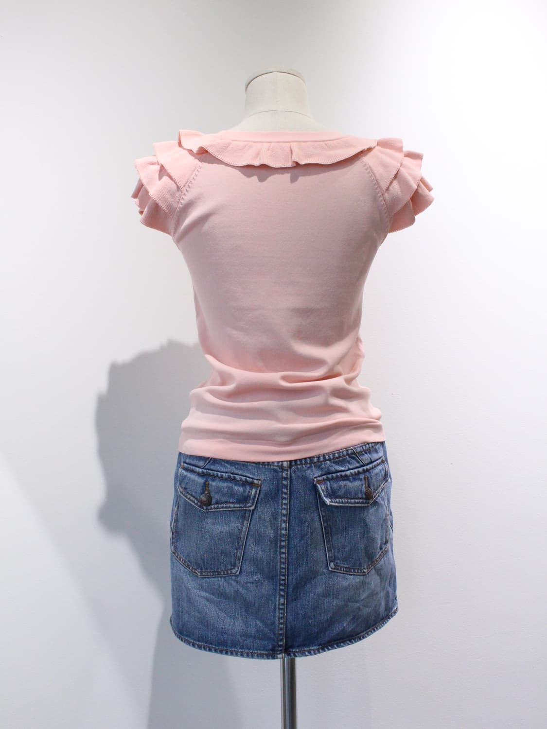 양산형 로리타 러블리 히메갸루 라떼갸루 로걀 바비깔 딸기 러플 니트 상품이미지5