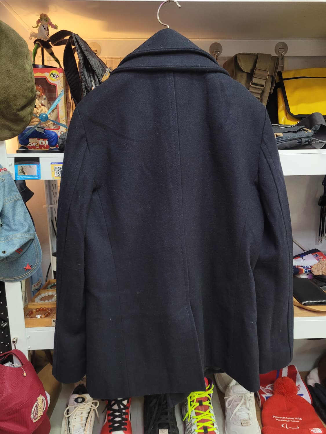 코데즈컴바인 진네이비 더블 코트 상품이미지3