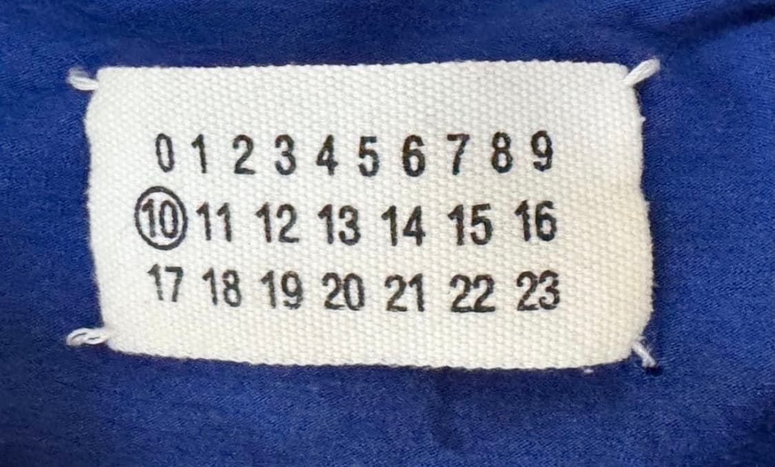 martin margiela v-neck sleeve knit blue 상품이미지3