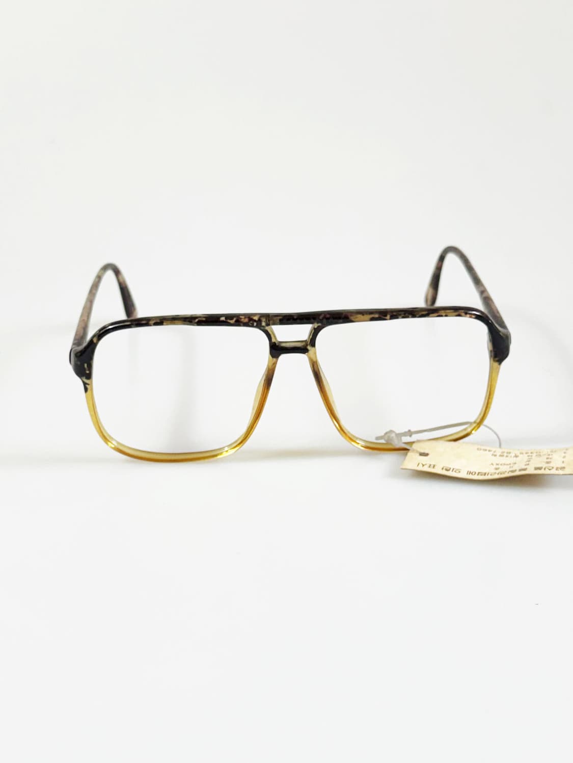 80s MIGHTY 보잉 스퀘어 프레임 빈티지 안경 상품이미지2