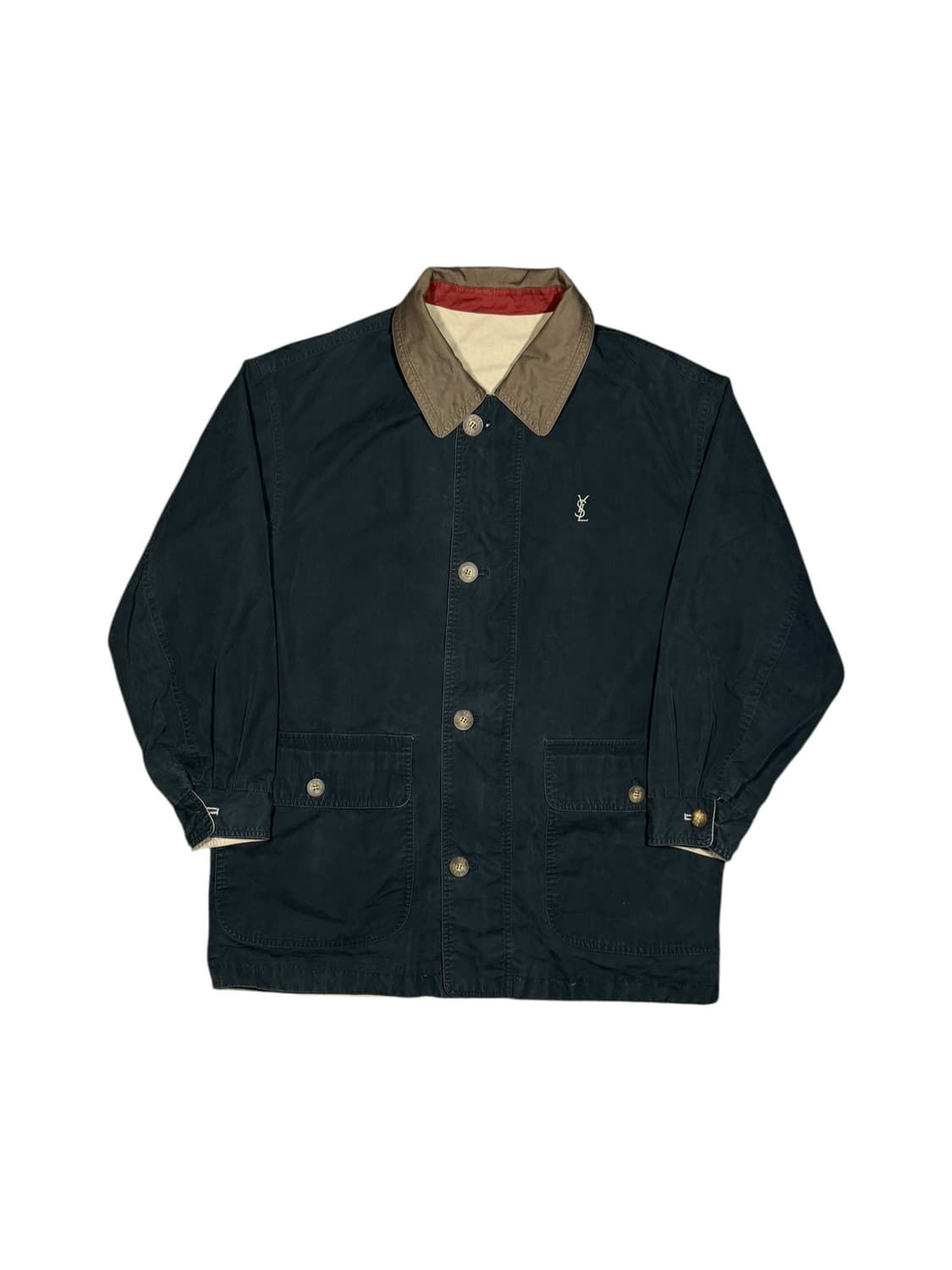 Yves Saint Laurent 입생로랑 리버시블 코튼 워크자켓 상품이미지1