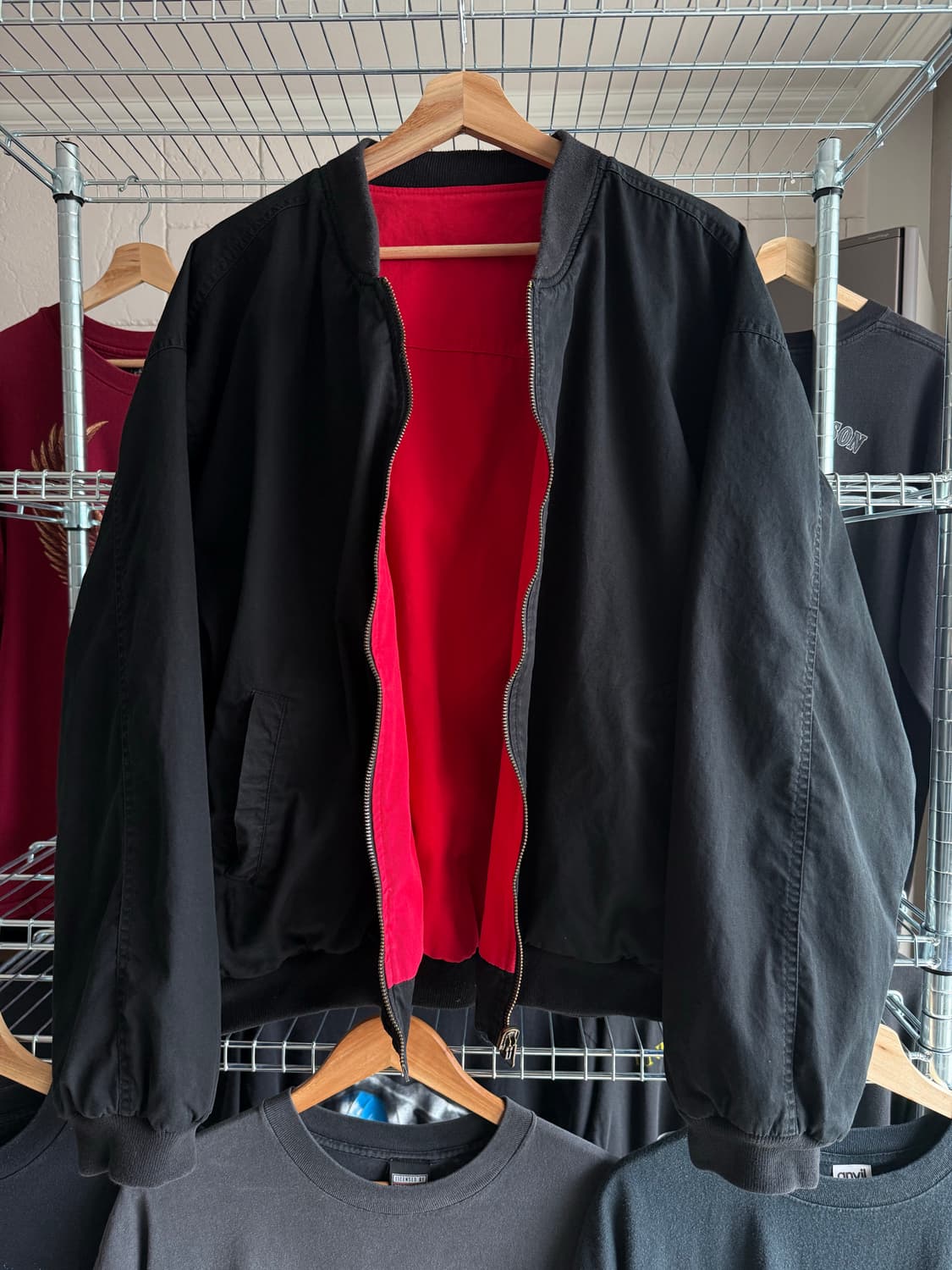 90s Marlboro 리버시블 블루종 상품이미지4