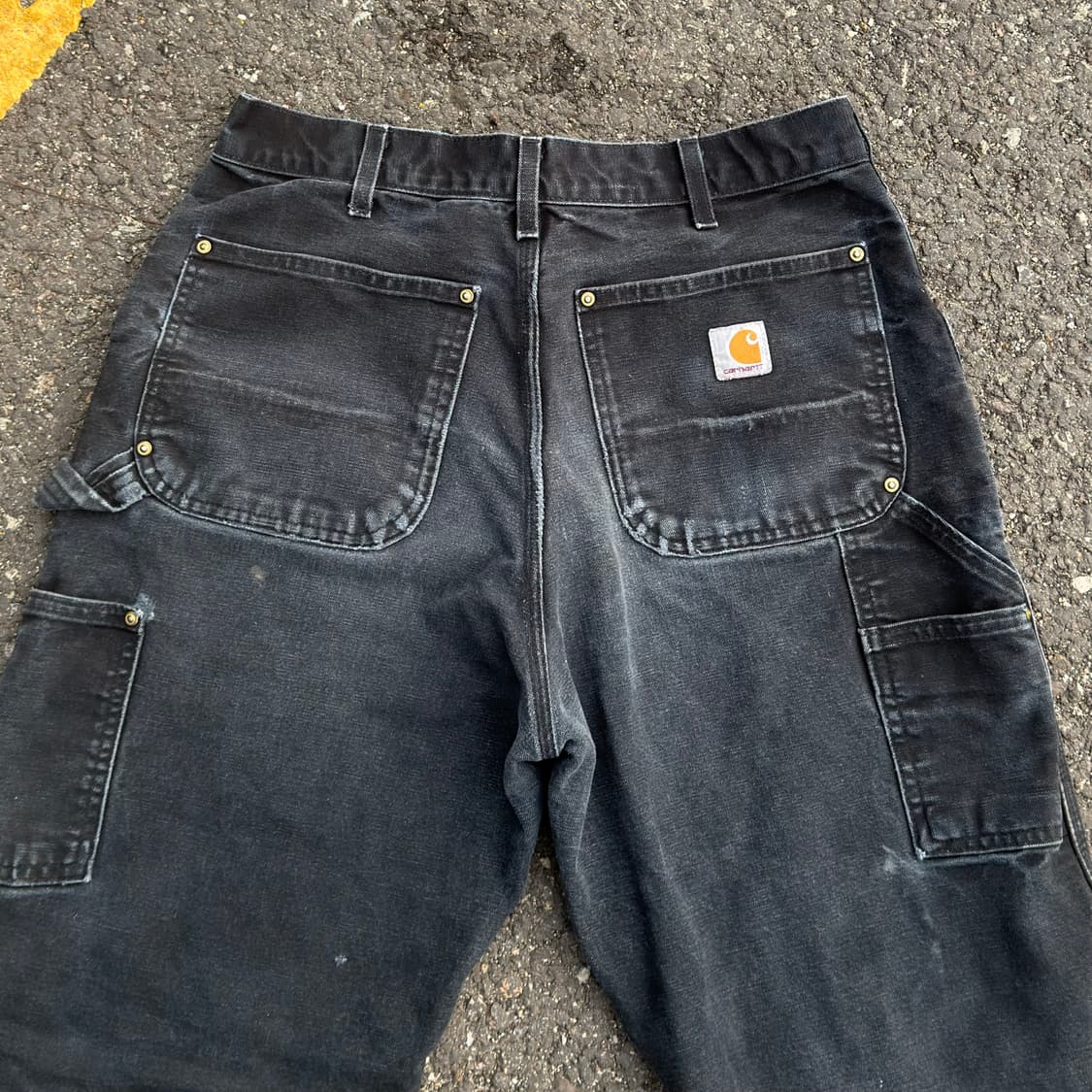 USA 칼하트 B01 BLK 더블니 카펜터 팬츠 상품이미지6