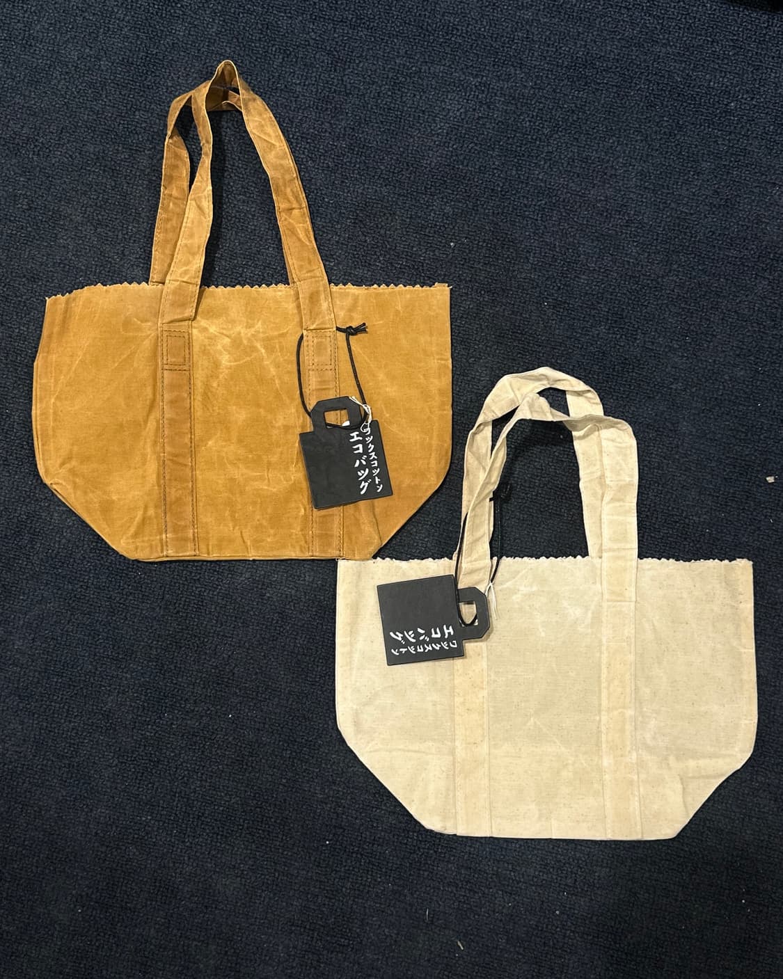 [SHIMOYAMA] waxed cotton reusable bag 상품이미지2